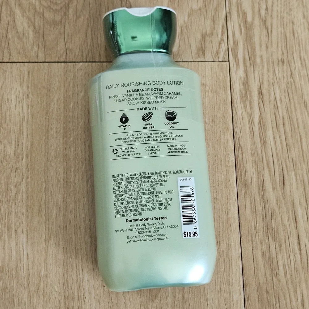 Vanilla Bean‎ Noel Nourishing Body Lotion 8 oz Bath & Body Works NEW